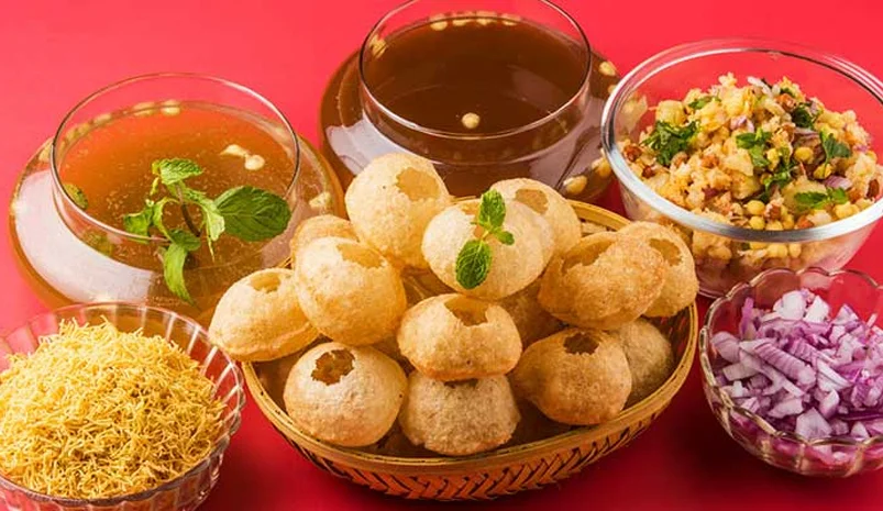 Famous pani puri in Jaipur